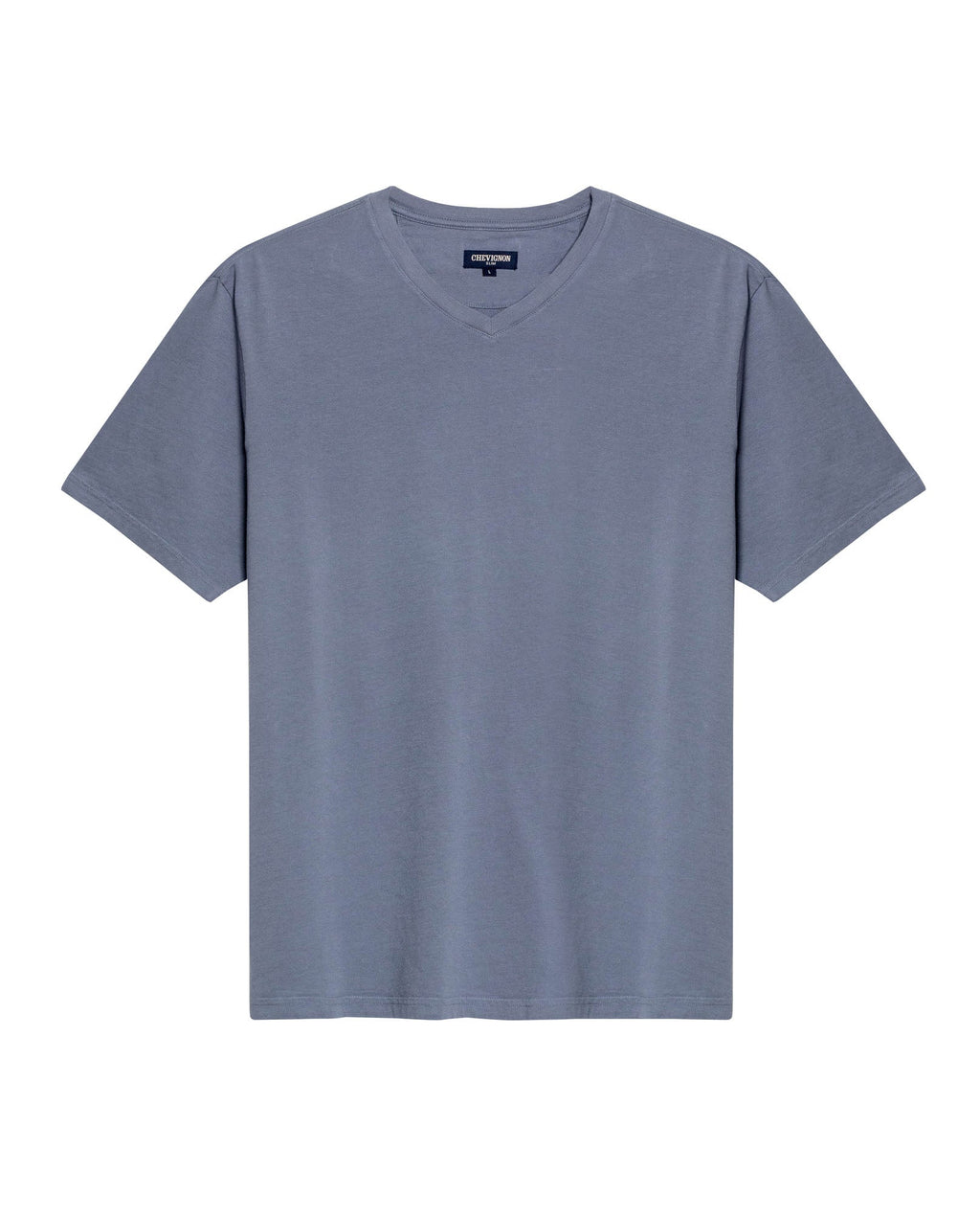 Men's Slim Fit V-Neck T-Shirt - Light Blue