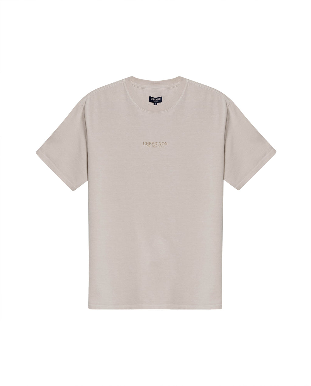 Men's T-Shirt Classic Fit Short Sleeve Cotton Jersey Heavy Washed Front Graphics Back Appliqué - Raw