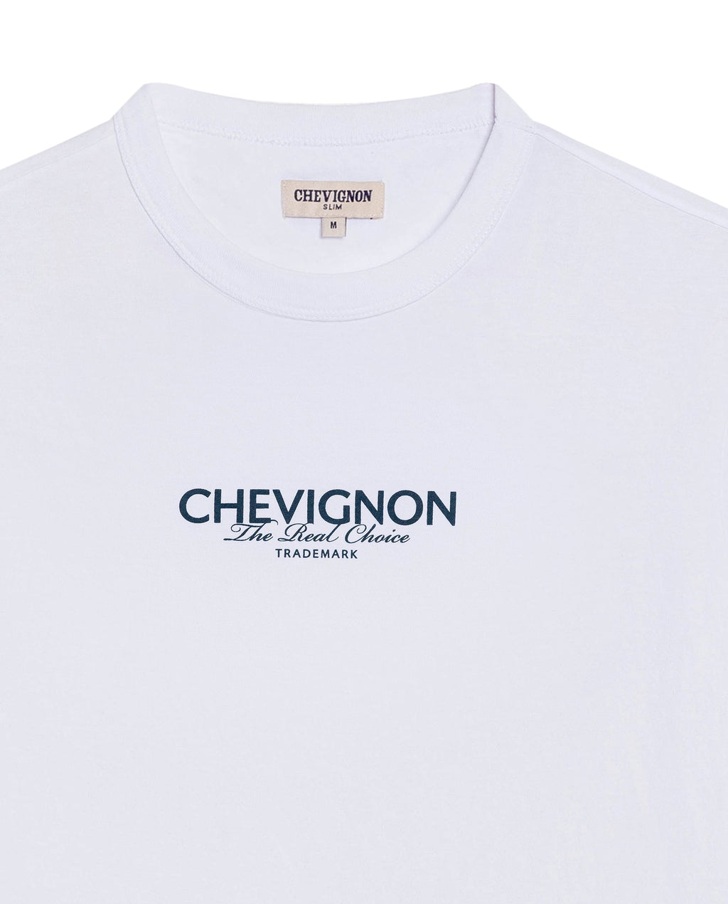 Men's Slim Fit Typographic Graphic T-shirt in Cotton Seafront