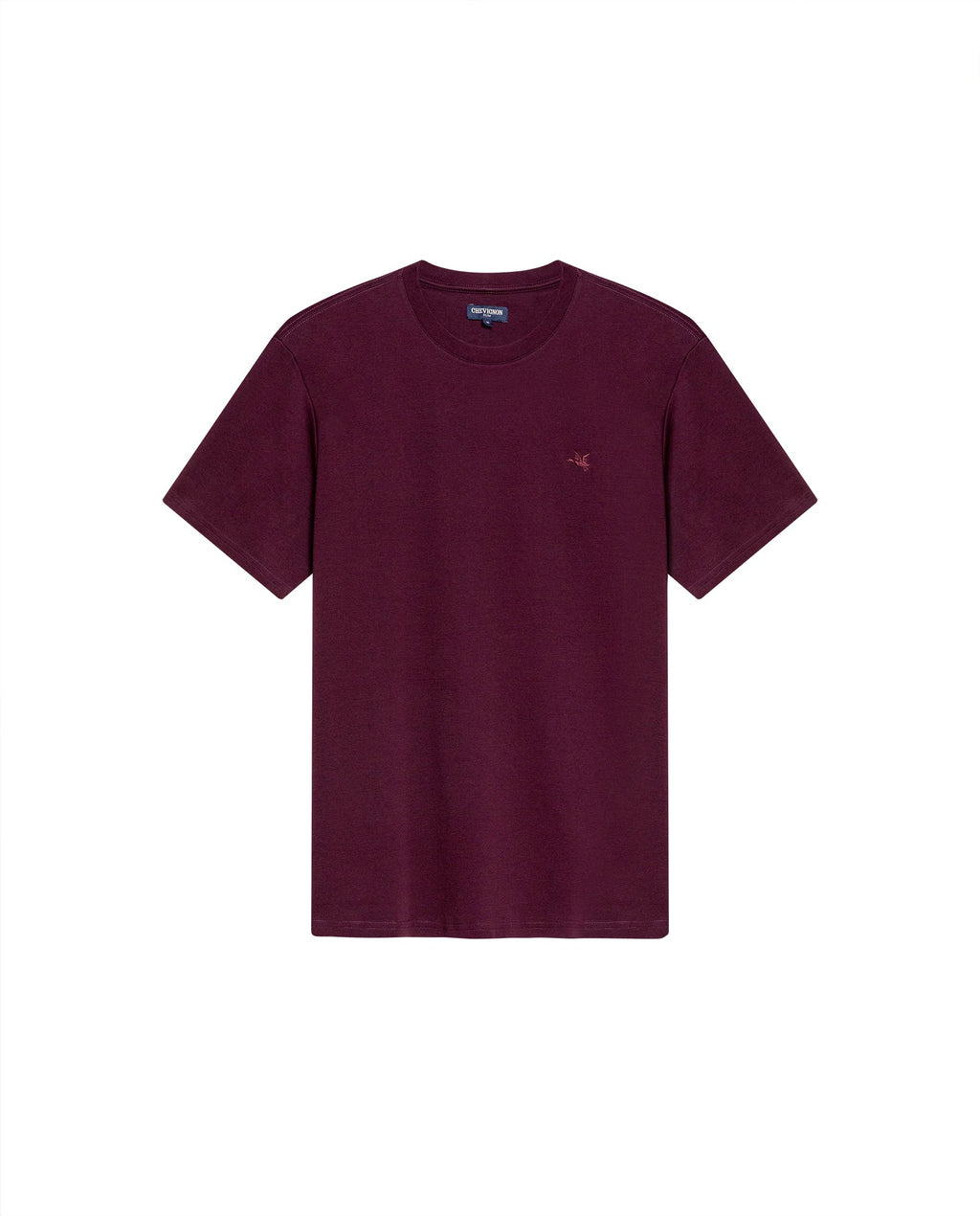 Men's Embroidered Slim Fit T-shirt in Cotton Twilight